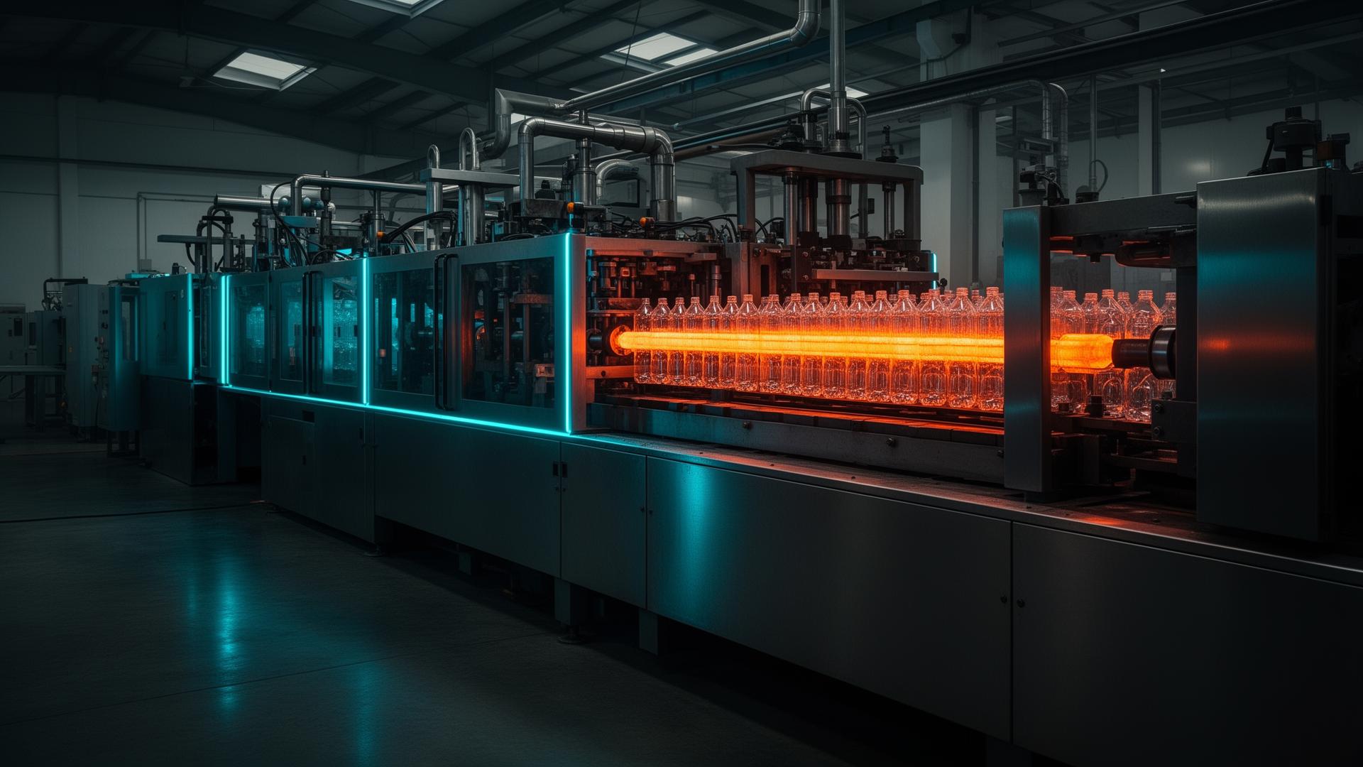 Blow molding machines
